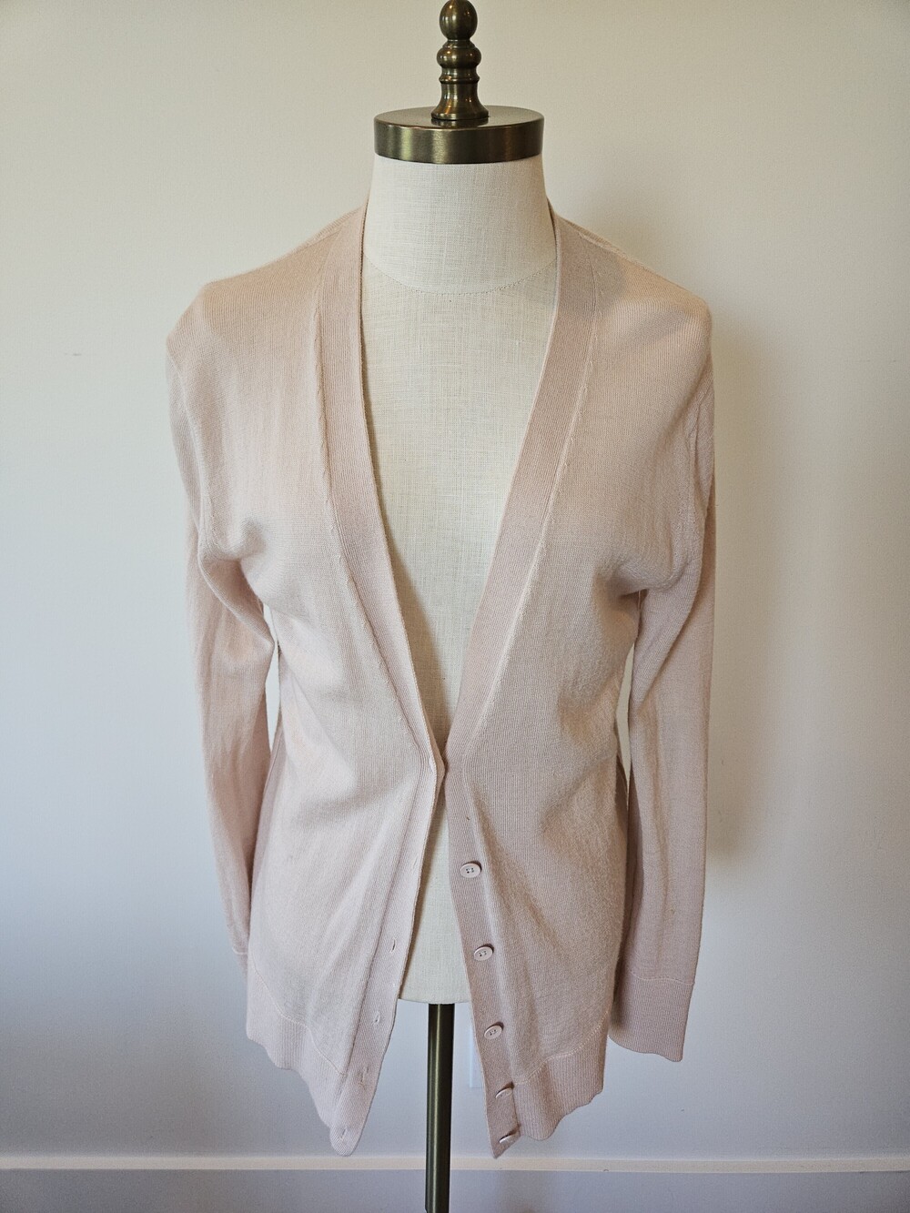 GAP Light Pink Button Front Cardigan